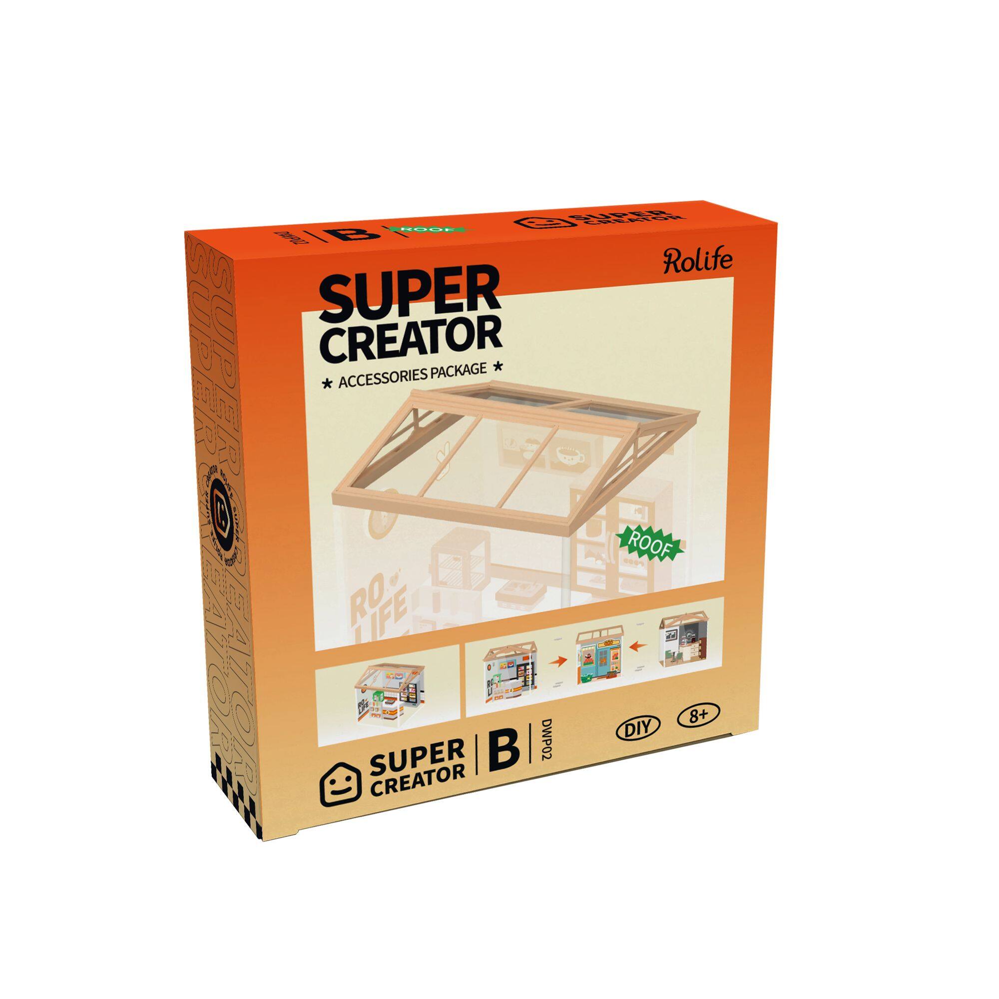 Rolife® Super Creator DIY Miniature Roof Accessory